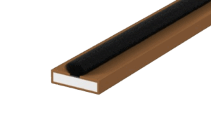 Intumescent Seal Rigid Fire & Smoke Seal with Brush